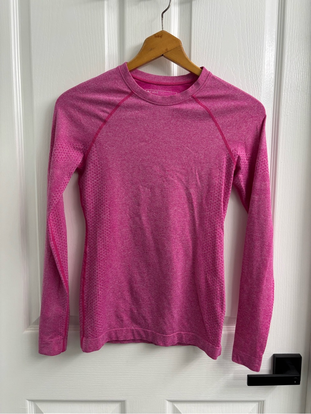 FIGS Pink Seamless Long-Sleeve Underscrub